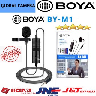 BOYA BY M1 Microphone Mic Clip On Kamera dan Mic Handphone HP