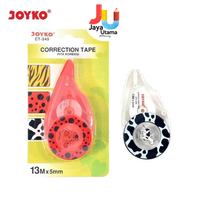 

Joyko Correction Tape Tip Ex Kertas Animal Ct-545 13M