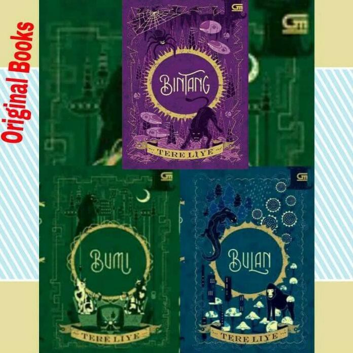 ORIGINAL BOOKS " PAKET BUMI BULAN & BINTANG BY TERE LIYE