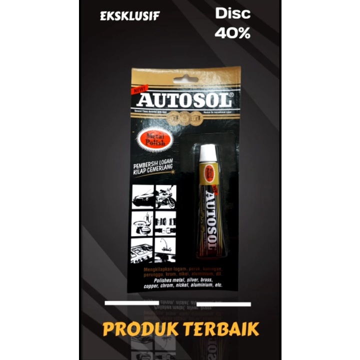 AUTOSOL METAL POLISH PENGKILAP LOGAM 15 GRAM 15GR POLIS METAL PEMBERSIH CHROME STAINLESS