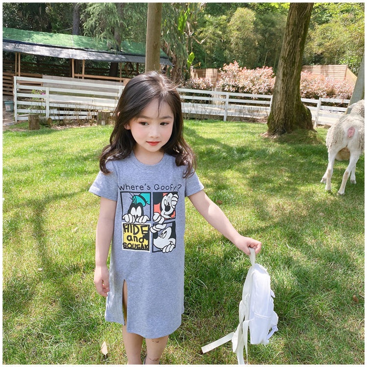 [PRINCESS KESLI]1-9Tahun Dress Kaos Anak Gamis Kaos Girls Clothing Dress Anak Perempuan Gaun Anak Rok Anak Baju Atasan Anak Perempuan