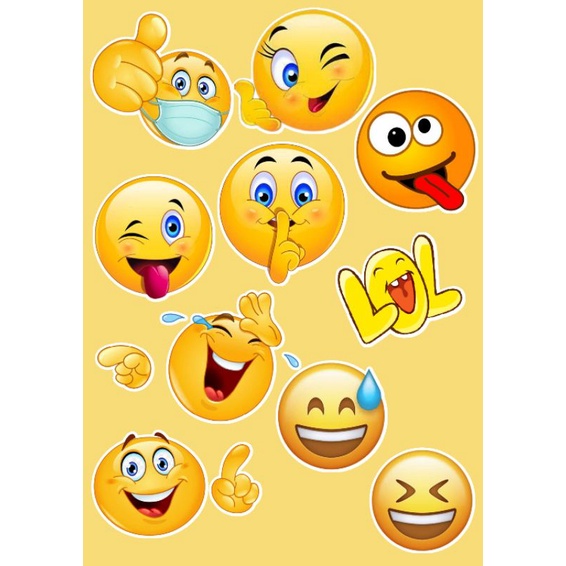 

Stiker Emoji Lucu Aesthetic