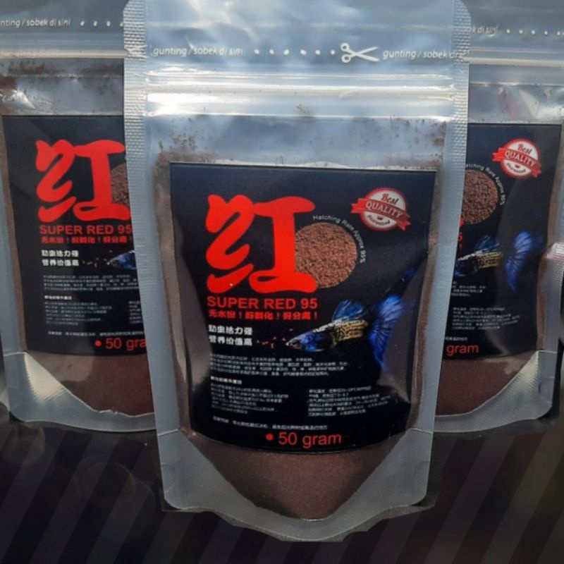 Artemia super red / artemia tetas super red