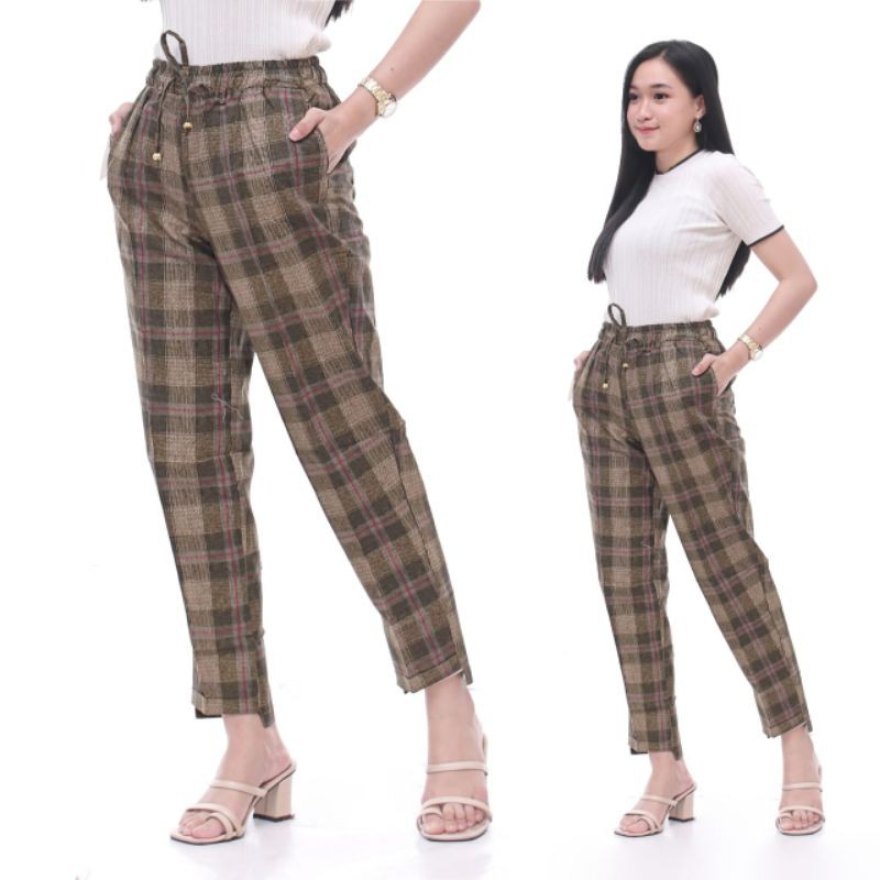 CELANA WANITA BAGGY PANT KATUN RAMI / CELANA PANJANG WANITA