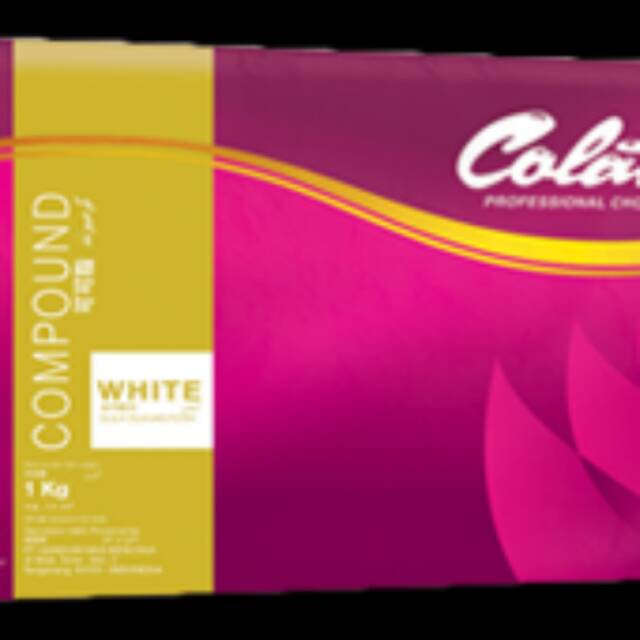 

Colatta white compoud Chocolate 1kg blok / cokelat whc coklat 1 kg putih