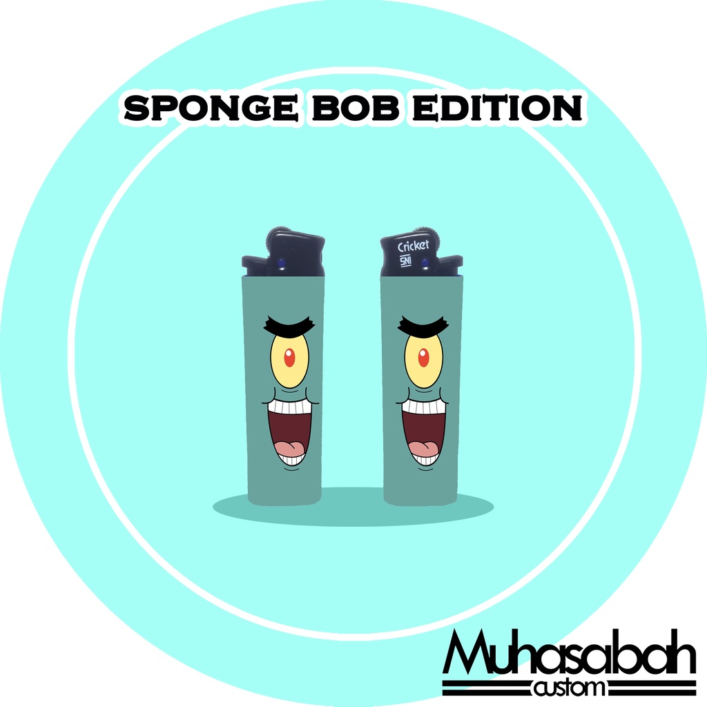 Sponge Bob Edition Korek Api Cricket Custom Gambar Unik Murah