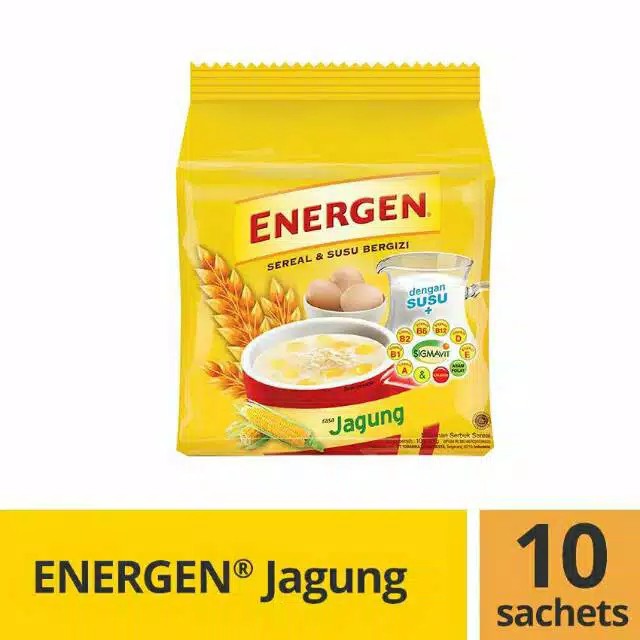 ENERGEN SEREAL ENERGEN VANILA COKLAT ISI 10 30 GR INSTAN CEREAL INSTANT SEREAL SUSU SEDUH