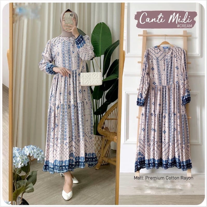 grosir midid dress