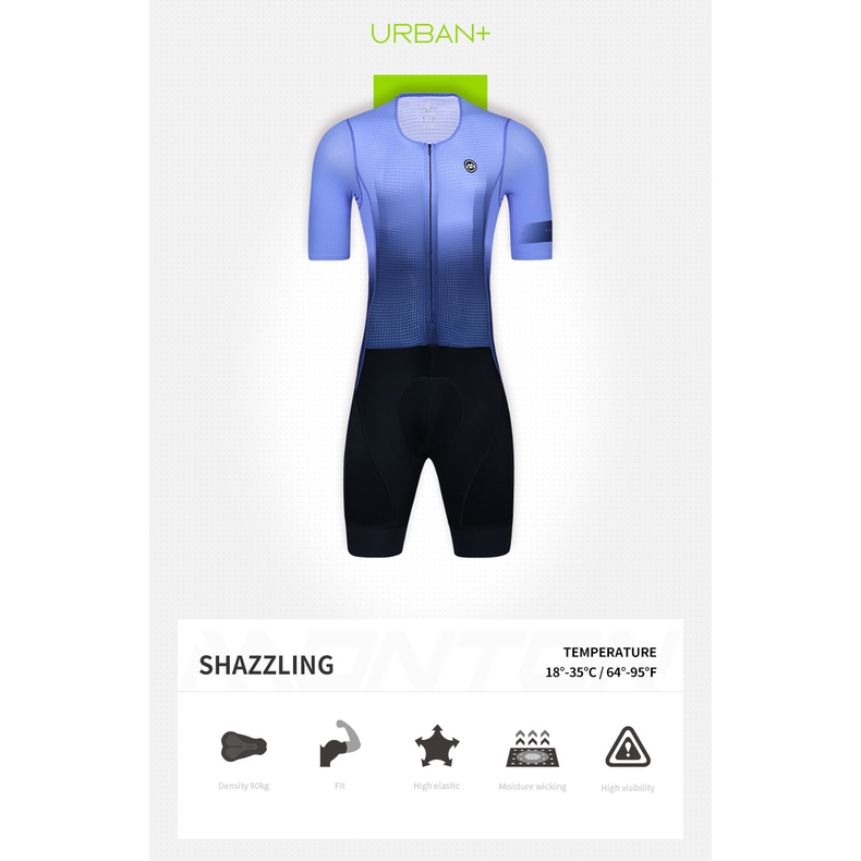 Monton Skinsuit Mens Shizzling Purple Original