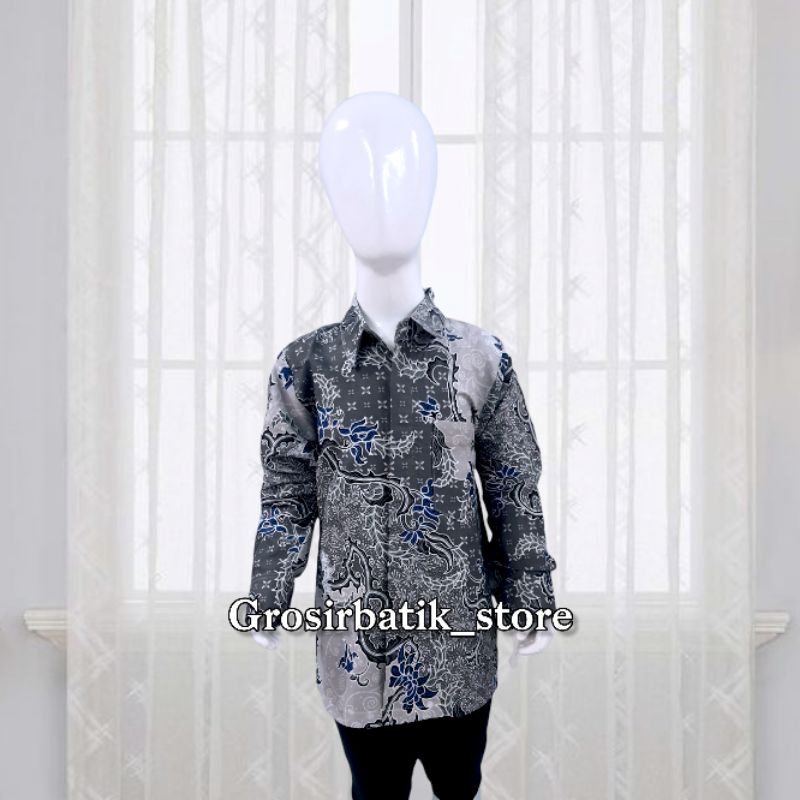 BAJU BATIK COUPLE AYAH DAN ANAK PREMIUM katun furing motif kekinian