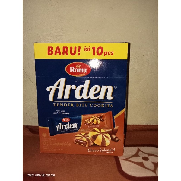 

Roma Arden Tender Bite Cookies 30 gram/pcs isi 10 pcs