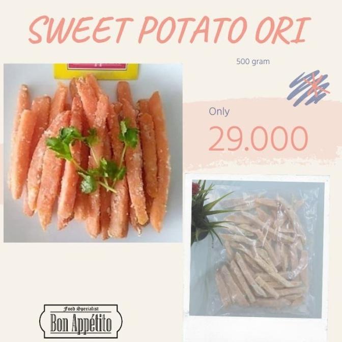 

[COD] Sweet Potato Original / ready to eat / ready to fry / frozen food [COD]