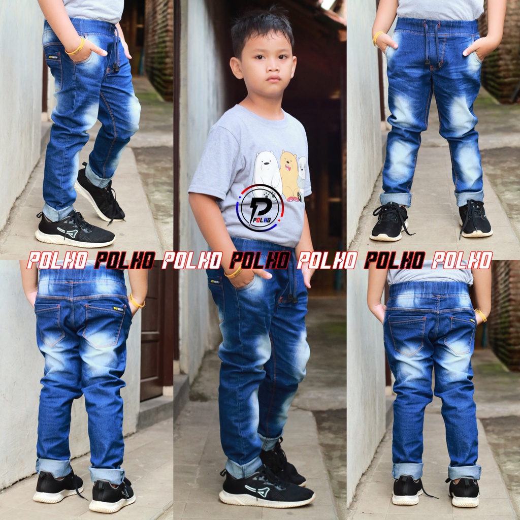 Celana Anak Jeans Panjang Usia 1-12 Tahun BY POLHO DENIM