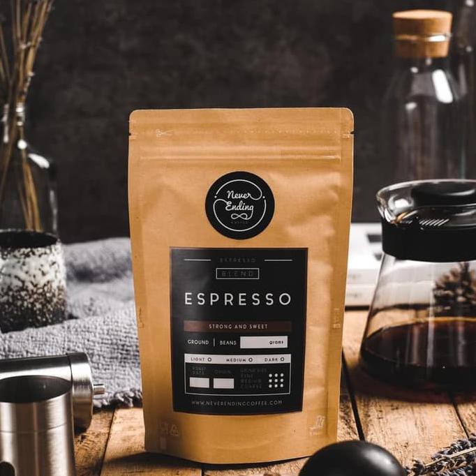 

Espresso Blend Klasik 250gr (70% Arabika dan 30% Robusta) - Biji Kopi