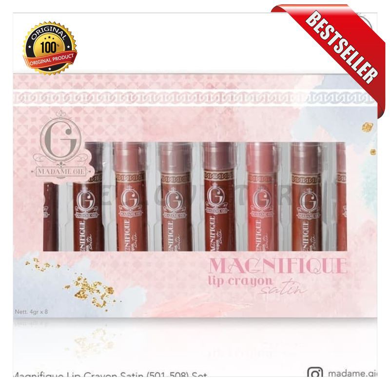 MADAME GIE MAGNIFIQUE LIP CRAYON SATIN - LIP CRAYON SATIN MADAME GIE [YELLOW STORE]