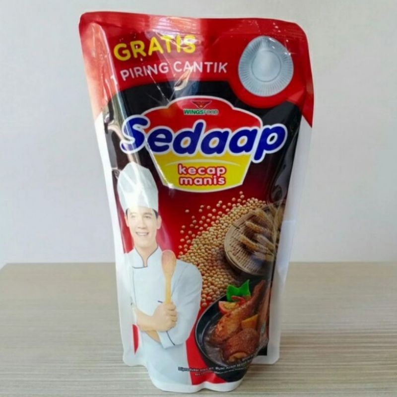 

kecap sedap 550ml gratis piring cantik