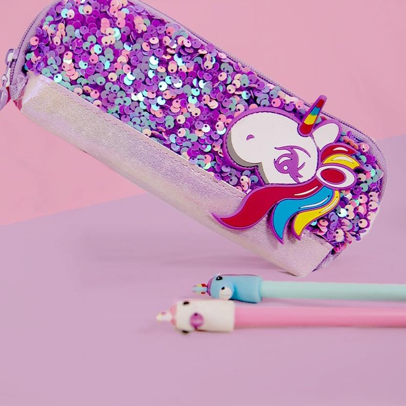 

Update Unicorn tempat pencil manik/ pencil case unicorn sequin 6626/6600