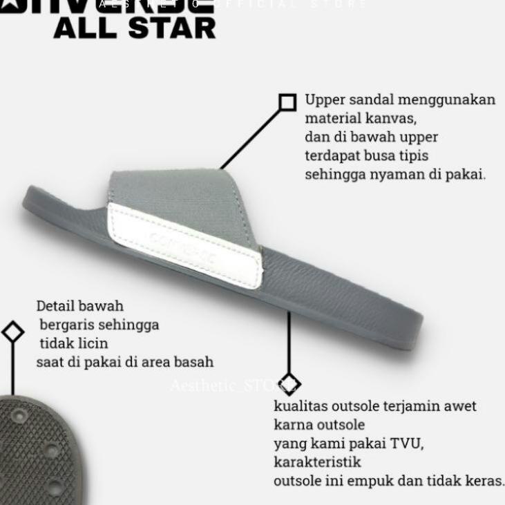 Tidak Diragukan.. Original CONVERSE Slip On Premium CT | Sandal Slop Pria | Sandal Slip On Pria | Sa