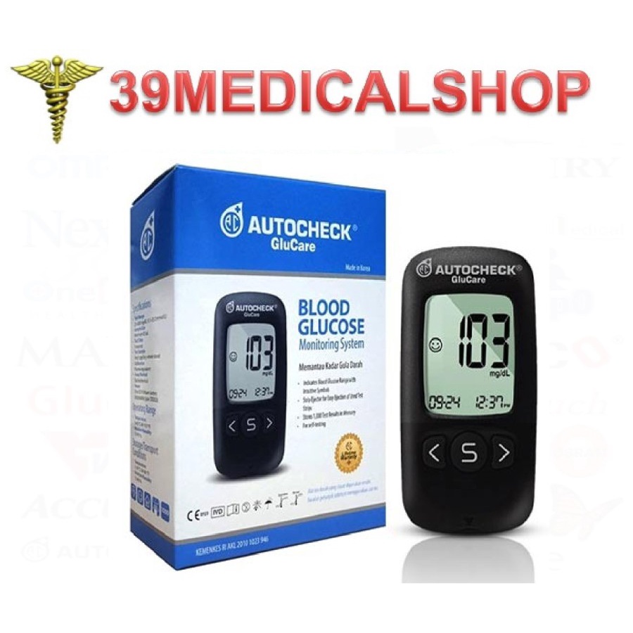 ALAT AUTOCHECK 3 IN 1 (ALAT CEK GULA, KOLESTEROL, ASAM URAT) / ALAT AUTOCHECK GLUCARE GLUCOSE - ALAT CEK GULA AUTO CHECK