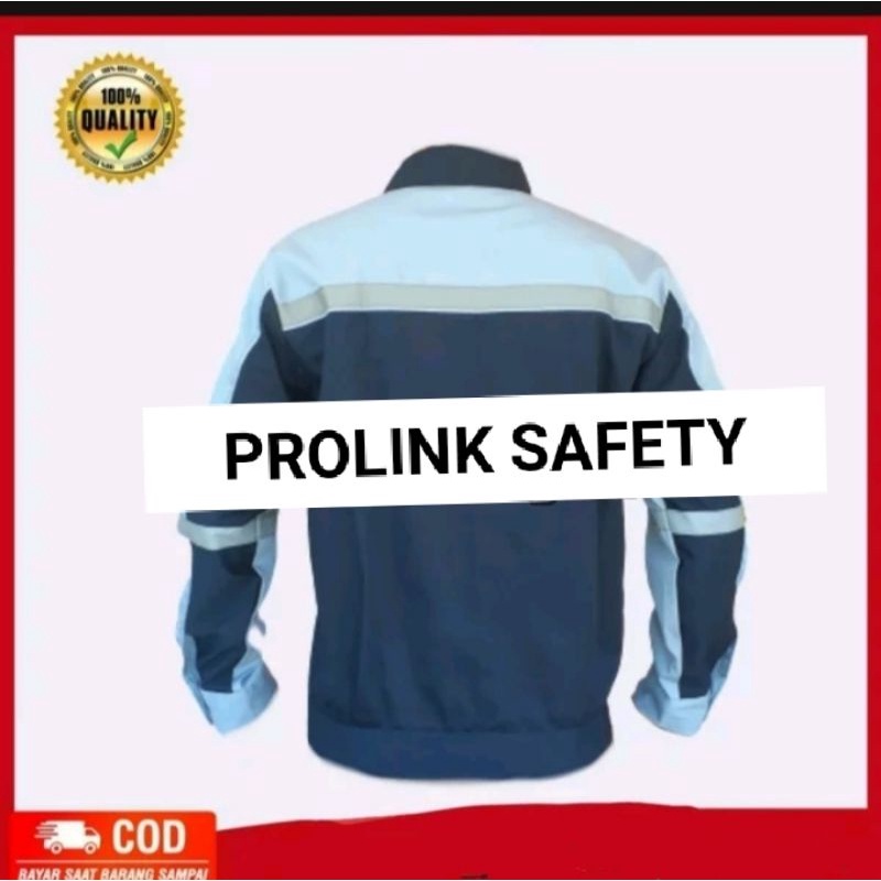 SERAGAM SAFETY DONGKER ABU LANGIT RESLETING