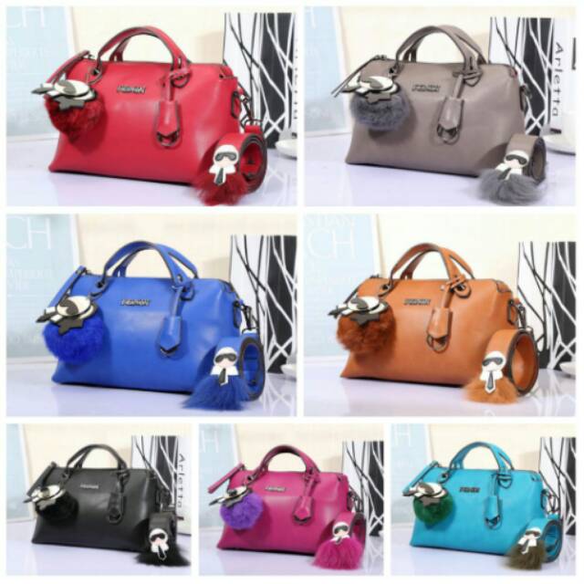 Fendi ByTheWay Mirror PomPom 3317# VT