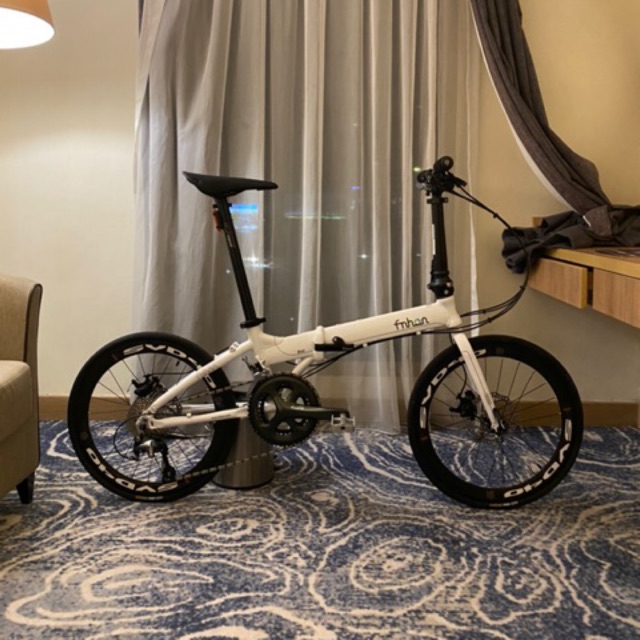 Sepeda Lipat FNHON Blast Discbrake Special White Edition spesifikasi Sultan