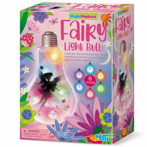 

Mainan Kreatif Anak Kidzmaker 4M Fairy Light Bulbs Melukis Lampu Limited