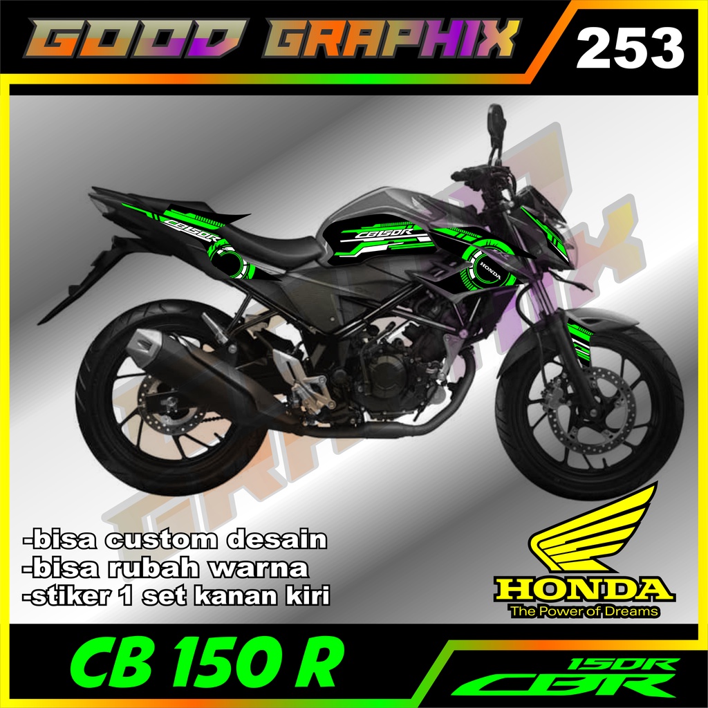 Striping CB150R / CB 150 R All New 2016 2017 Variasi Sticker Stiker Motor