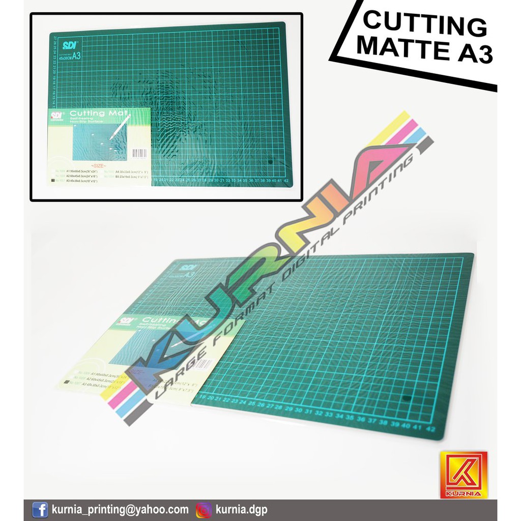 

Promo SDI CUTTING MAT A3 / ALAS POTONG Murah
