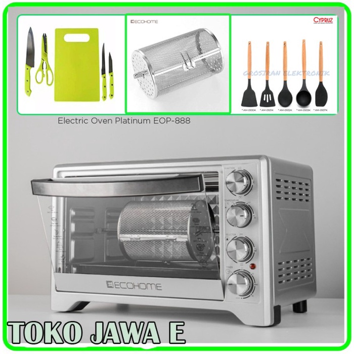 ECOHOME OVEN LISTRIK PLATINUM EOP-888/OVEN ECOHOME - 38 Liter