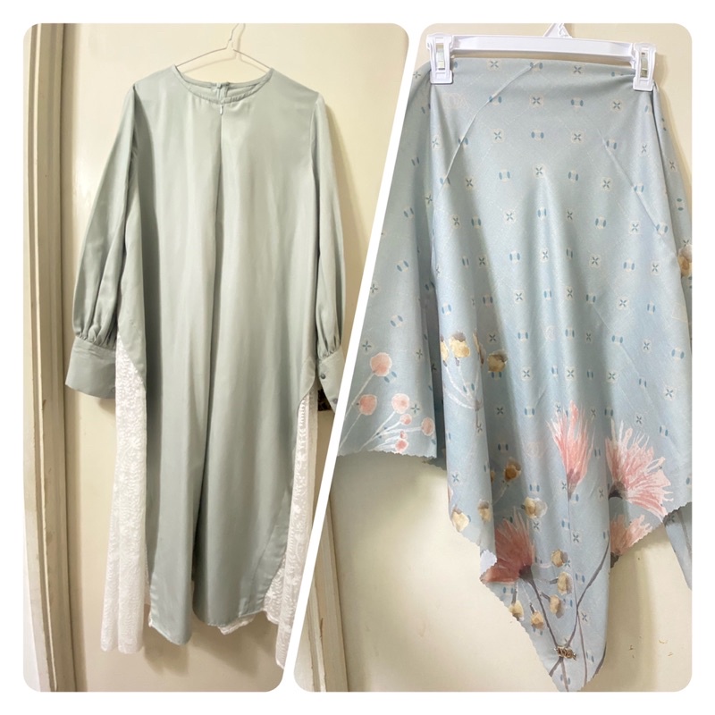 Preloved Voal Scarft DOA by DewiSandra dan Tunic HijabChic