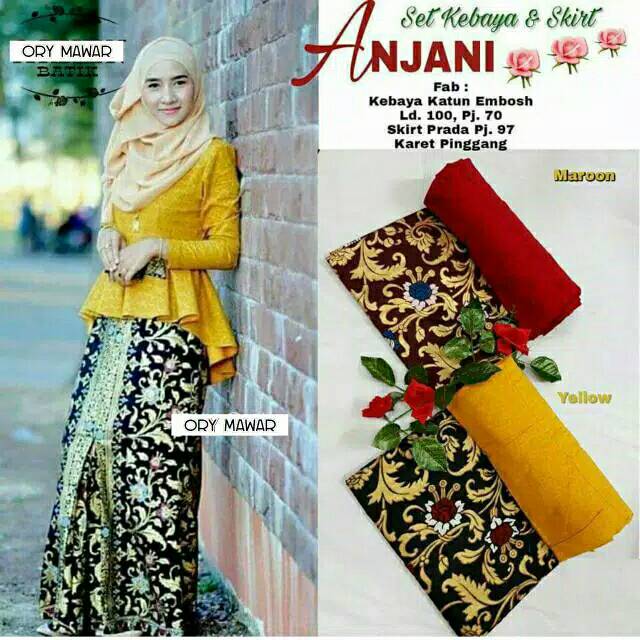 Kebaya modern,hijab remaja style modis-kebaya batik