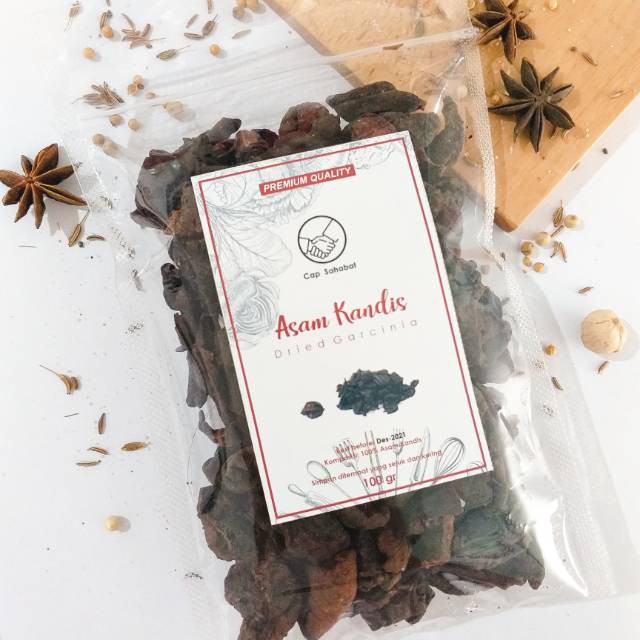 

100gr Asam Kandis / Dried Garcinia 100% PREMIUM QUALITY