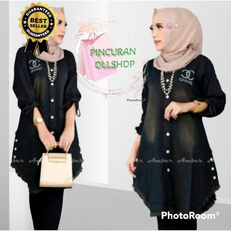 Atasan Wanita Lengan Panjang Baju Wanita Tunik Wanita Terbaru Atasan Tunik Jeans Levis Original