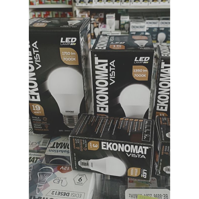 lampu led ekonomat vista 3w-19w
