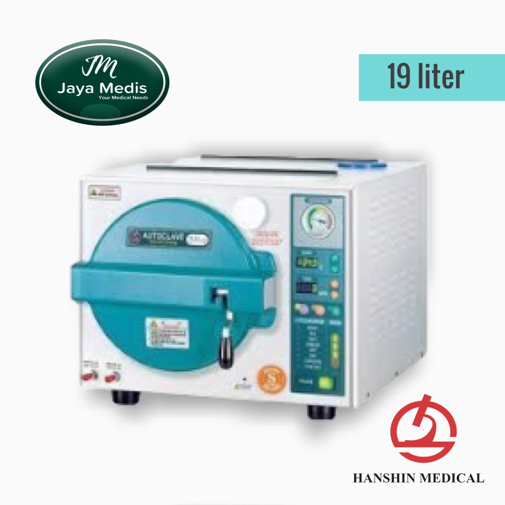 Steam Sterilizer Autoclave Hansin HS - 2519 VD 19 Liter