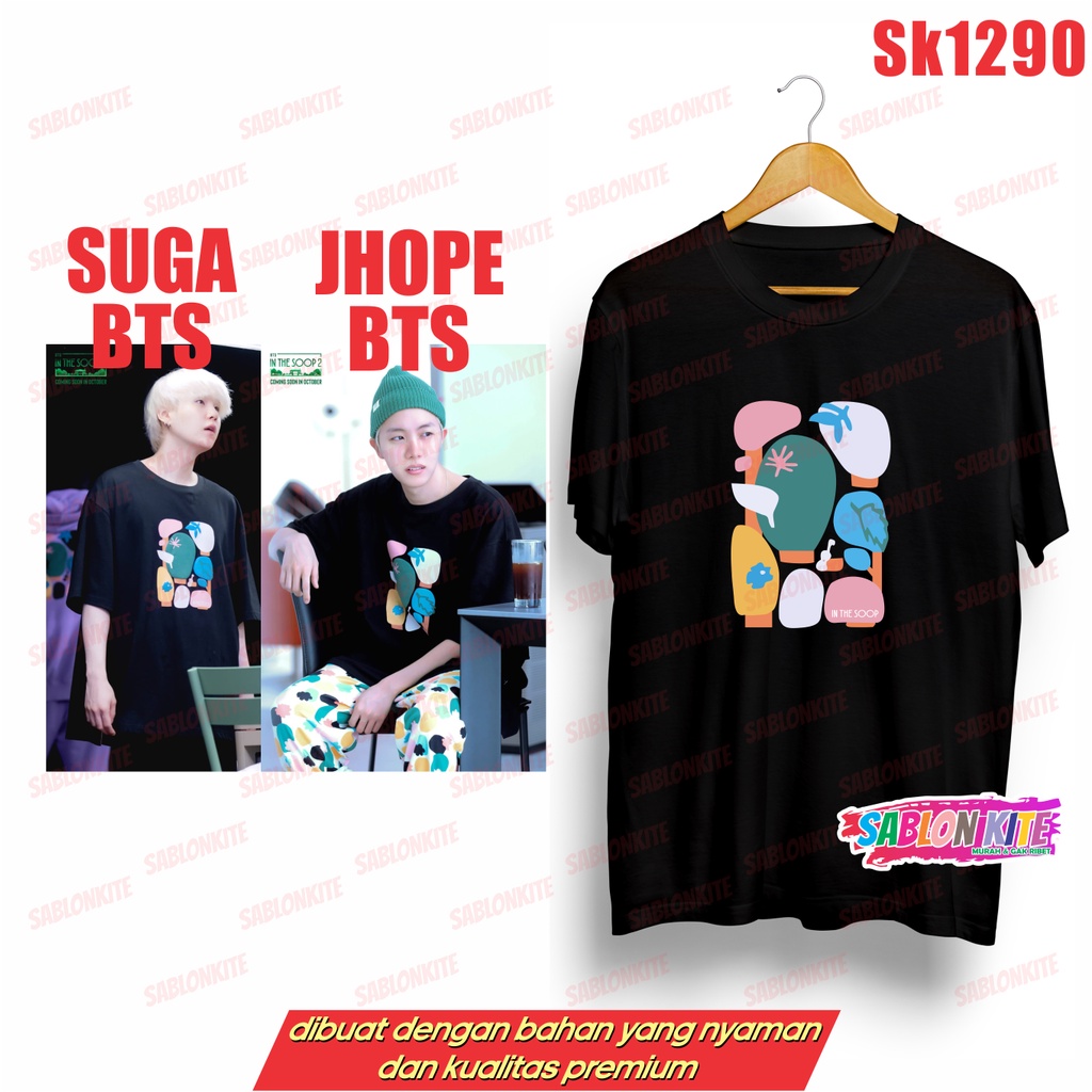 MURAH!!! KAOS KPOP JHOPE SUGA IN THE SOOP SK1290 UNISEX ADA KAOS ANAK