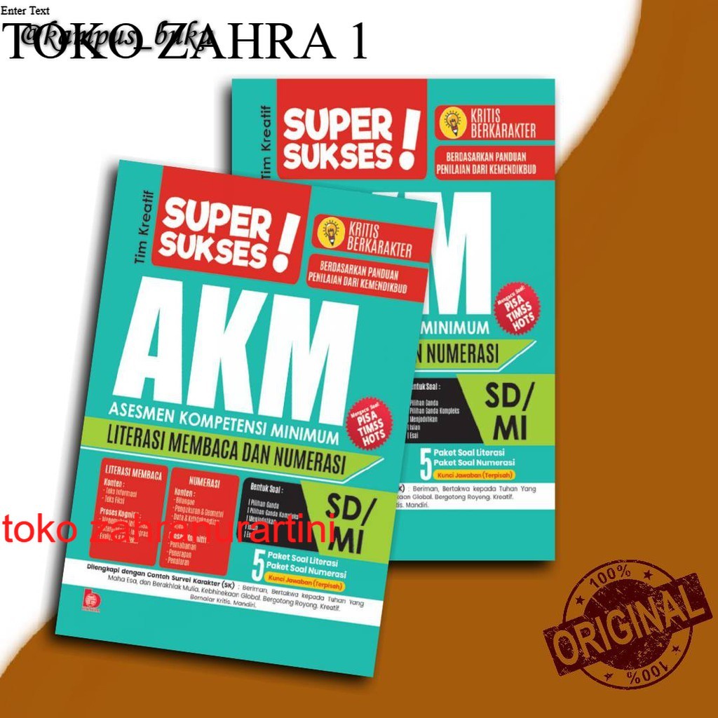 BUKU AKM SD : SUPER SUKSES AKM SD - ORI