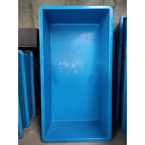 BAK FIBER KOTAK 200 X 100 X 60CM KOLAM IKAN