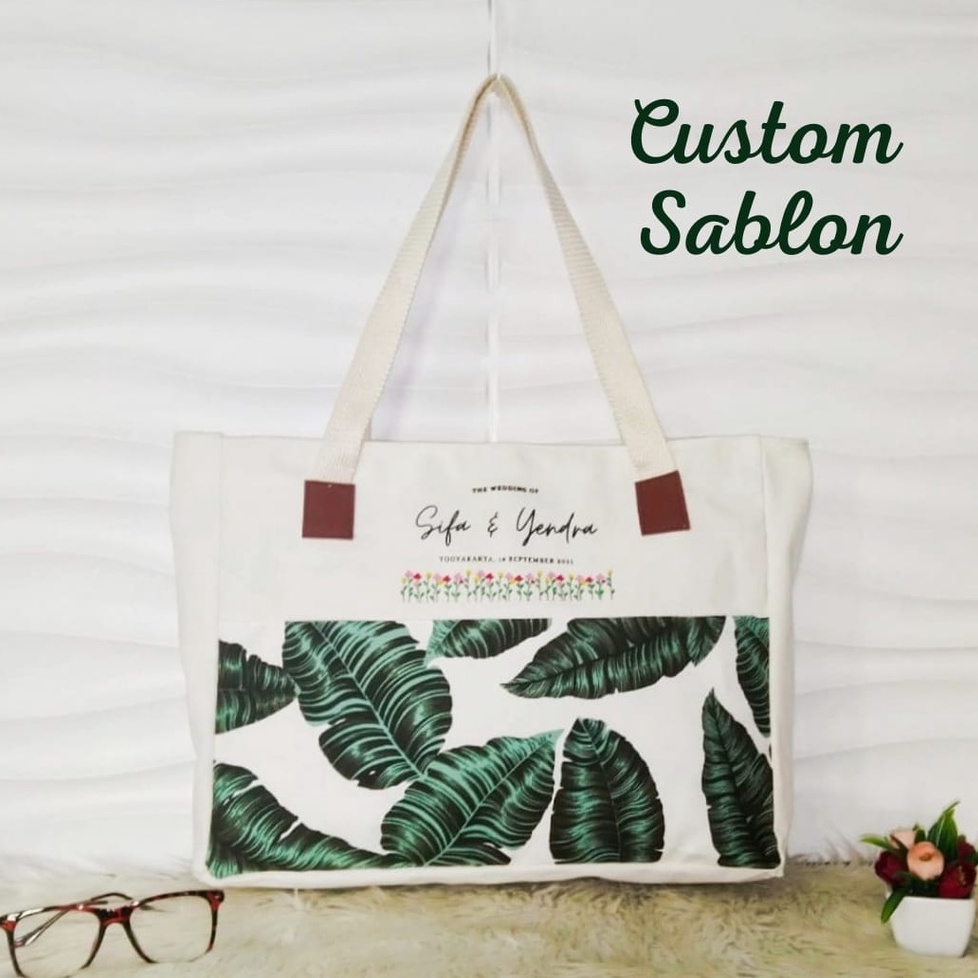 Carravelle Totebag Belanja Tote Bag Polos Untuk Seminar Souvenir Bisa Custom Sablon