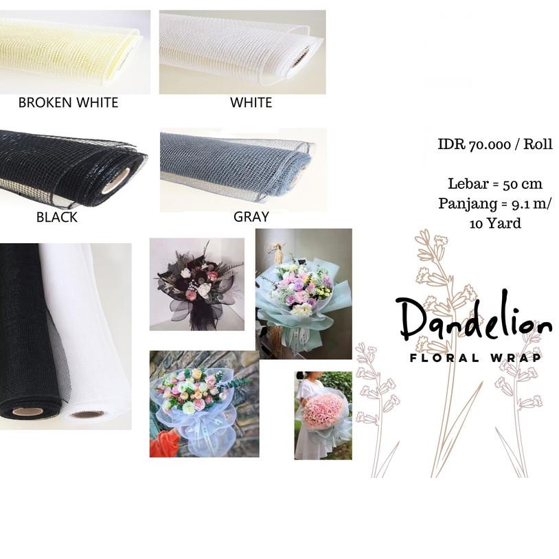 

➶ KOREAN POLYNET ROLL FLOWER WRAPPING ○