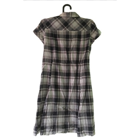 Dress kotak-kotak preloved