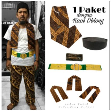 Baju Betawi Lengkap 1 Paket