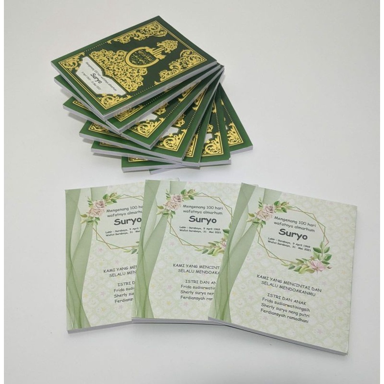 

BUKU YASIN TAHLIL ISTIGOTSAH 128 HALAMAN