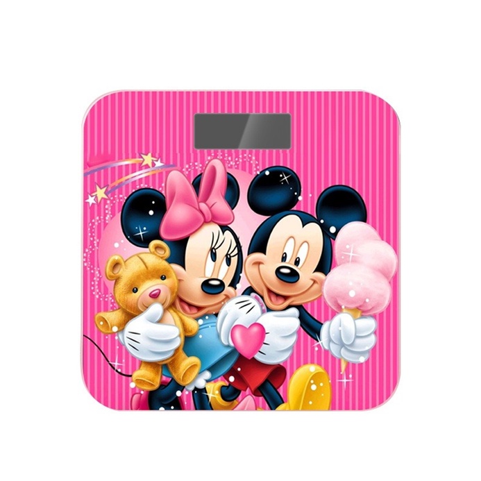 Timbangan Badan Kaca Digital - Elektronik 180kg KARTUN SCALE-A17