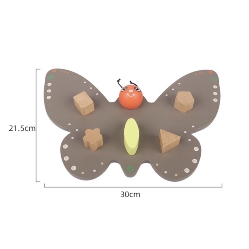 butterfly shape matching mainan bongkar pasang belajar mengenal bentuk