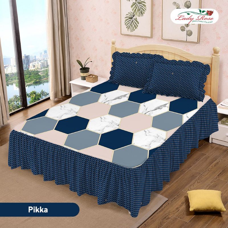 Sprei Rumbai / Renda Lady Rose PIKKA 180X200 & 160x200
