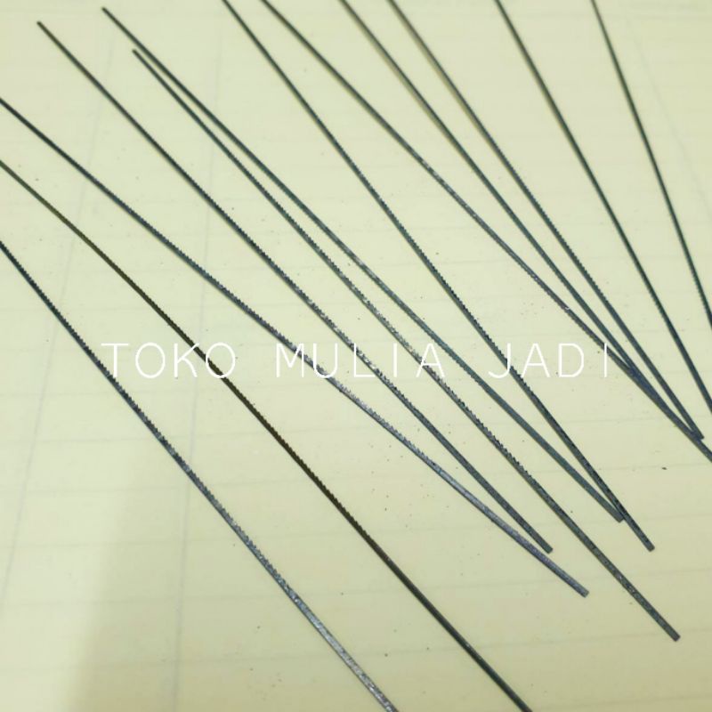 12 pcs mata gergaji triplek ukir / bunga potong manual gagang U kayu