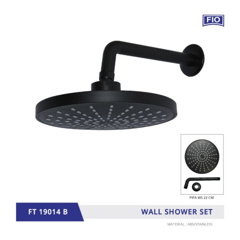 Wall Shower Paket Stop Kran Tanam/Shower Mandi/Stop Kran Tanam