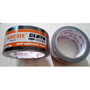 

Lakban KAIN HITAM NACHI 2" inch 46 mm x 12 m Self Cloth Adhesive Tape